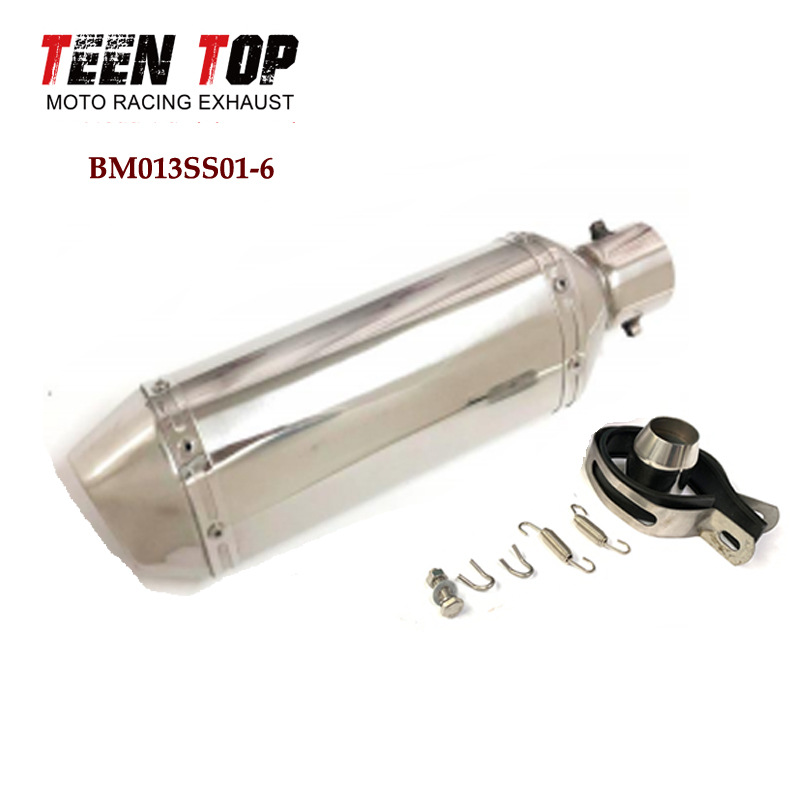 Suitable for Motorcycle Modification, the Scorpion Small Hexagonal Exhaust Pipe Is Suitable for Suzuki, Chunfeng, and Universal Exhaust Pipes