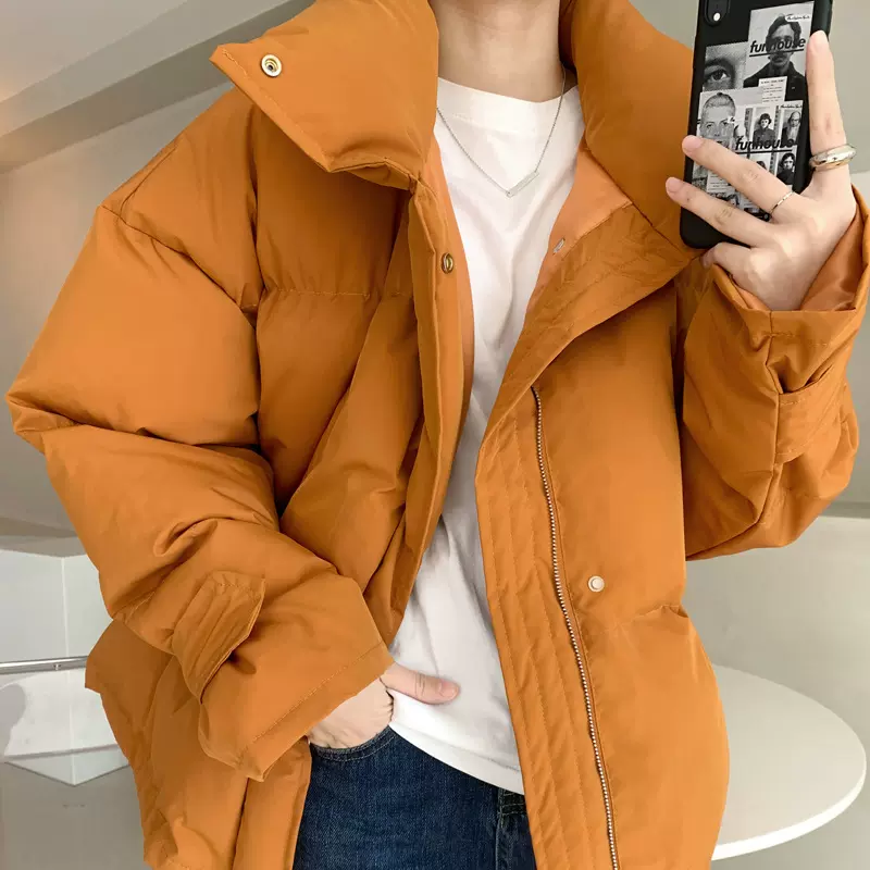 橘芷2023冬季棉服女短款立领外套宽松chic面包服棉衣9980韩版宽松