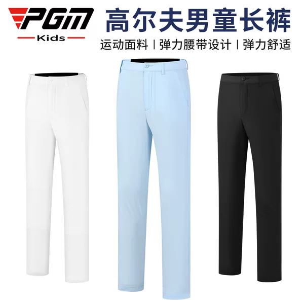 Pgm Kidsren's Golf Clothing Boys' Summer Pants Elastic Waistband Golf Pants Golf Clothing for Boys
