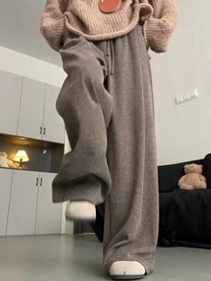 Glutinous rice, autumn trousers for leisure, plus size, oversize