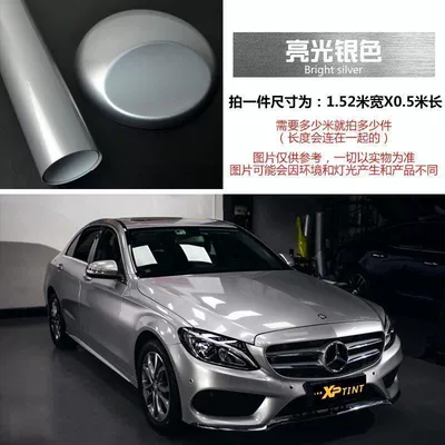 Automotive Film – Motorcycle Full Car Film Sticker - 03m-wide-by-05m-long-high-gloss-silver