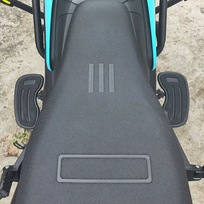 Reinforcing Bumper Special Side Bag – Motorcycle bumper - black-widened-and-enlarged-non-slip-pedals