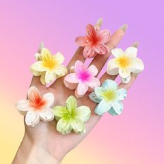 4センチの卵の花がゼリーのキャンディー色の花をつかみます。