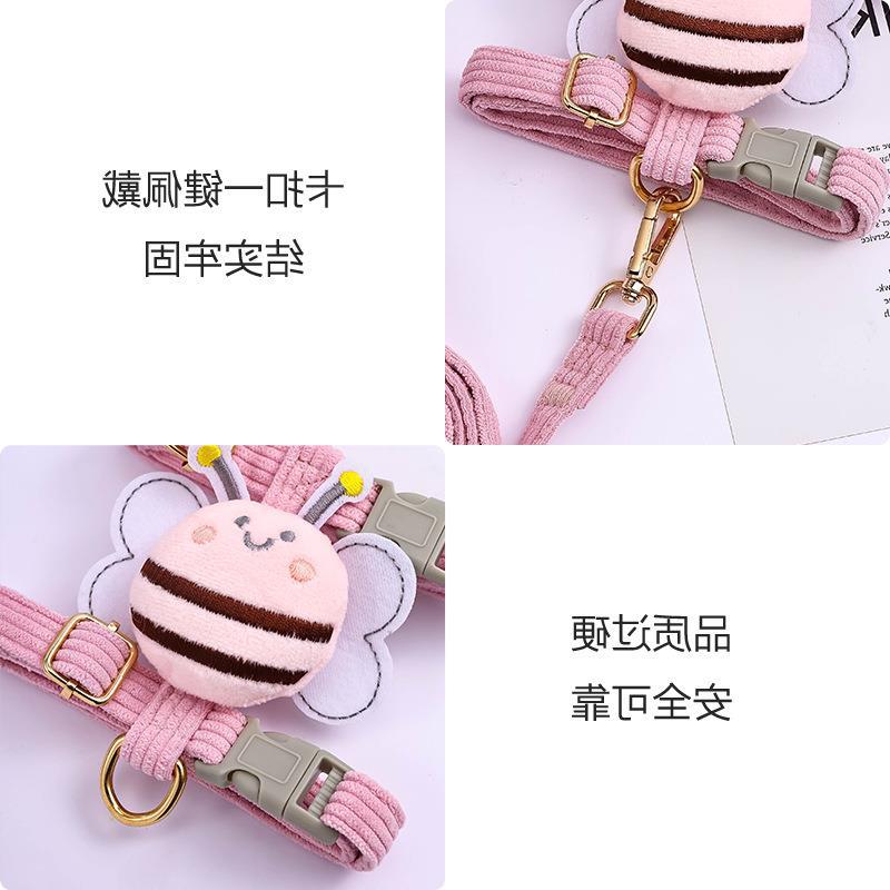 Correa perro abeja, collar pequeños