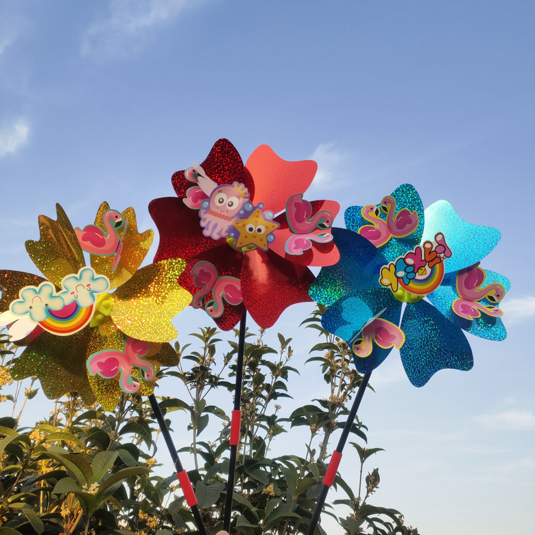 플라밍고 컬러 혼합 머리