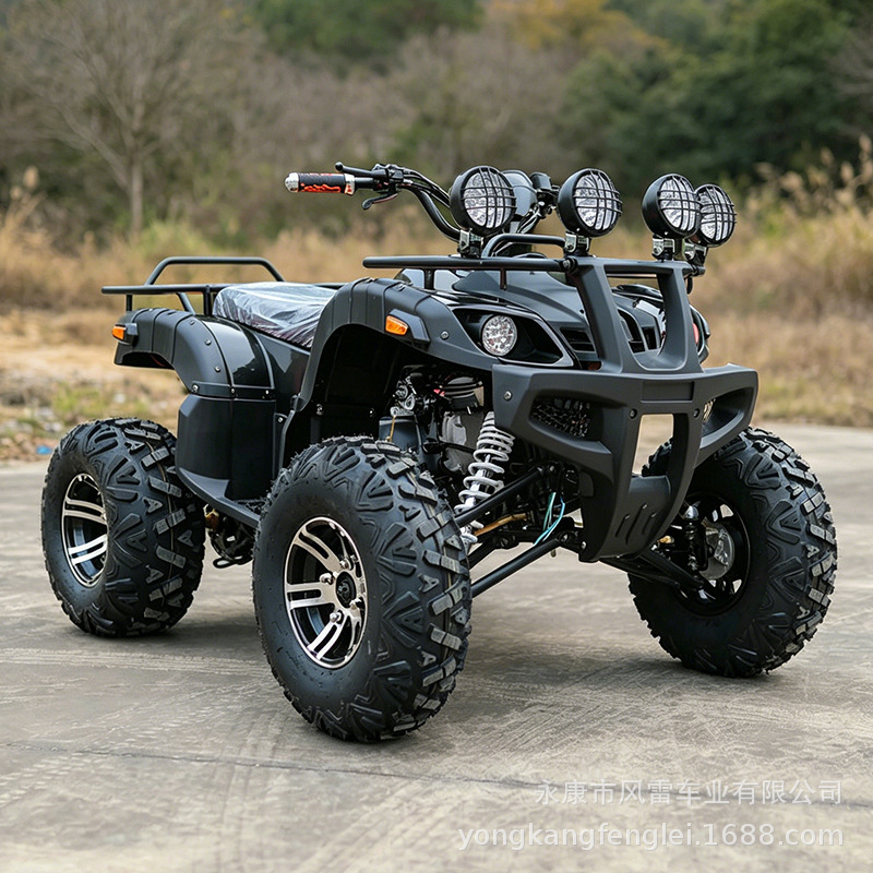 Cuatrimoto Todoterreno ATV Big Bull 200cc de Hierro y Plástico con Transmisión por Eje image 4