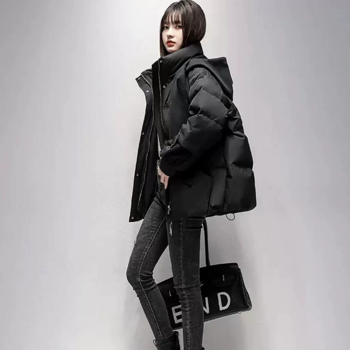 Любой winter down jacket, design short hoody for elementary school students with down, for teenagers, increased thickness