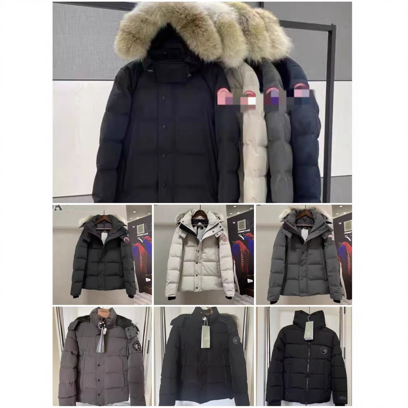 Winter New High-End Goose down Large Pocket Parka Cotton Jacket for Men and Women, Thickened Couple's Hooded Warm Windproof Coat Winter New High-End Goose down Large Pocket Parka Cotton Jacket for Men and Women, Thickened Couple's Hooded Warm Windproof Coat