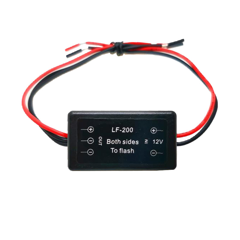 Arnés de Cableado para Faros LED de Auto 1 a 2 Plástico Doble Interruptor Luz Estroboscópica para Modificación de Autos
