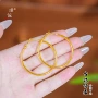 同款圈圈金店欧美耳环
