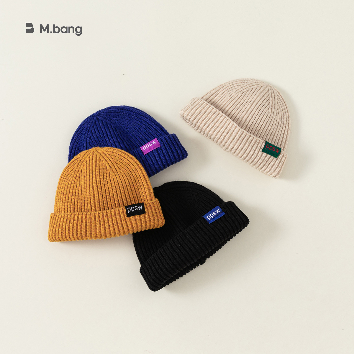 Youbao Ropa Infantil, Nuevo Gorro para Niños, Gorro de Punto de Color Sólido para Bebés, Gorro de Lana para Niñas, Artículo de Moda para Niños