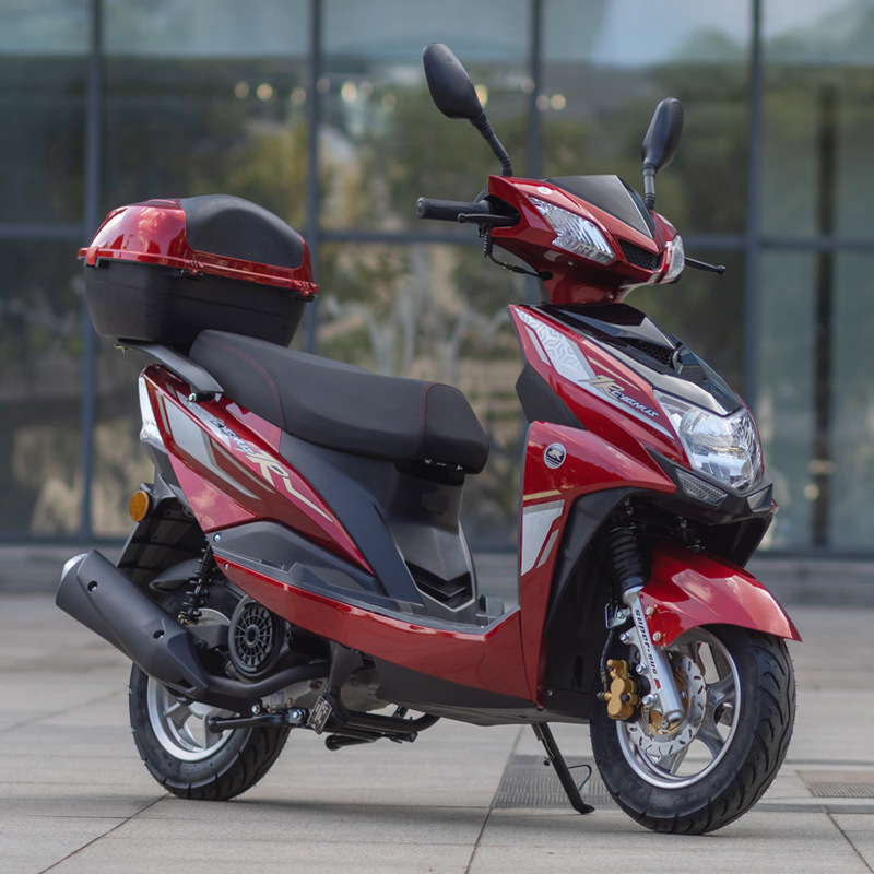 Nuevo scooter de inyección de combustible eléctrica de motocicleta Guo Si Shangling ahorro de combustible puede ser licenciado para hombres y mujeres para el vehículo completo