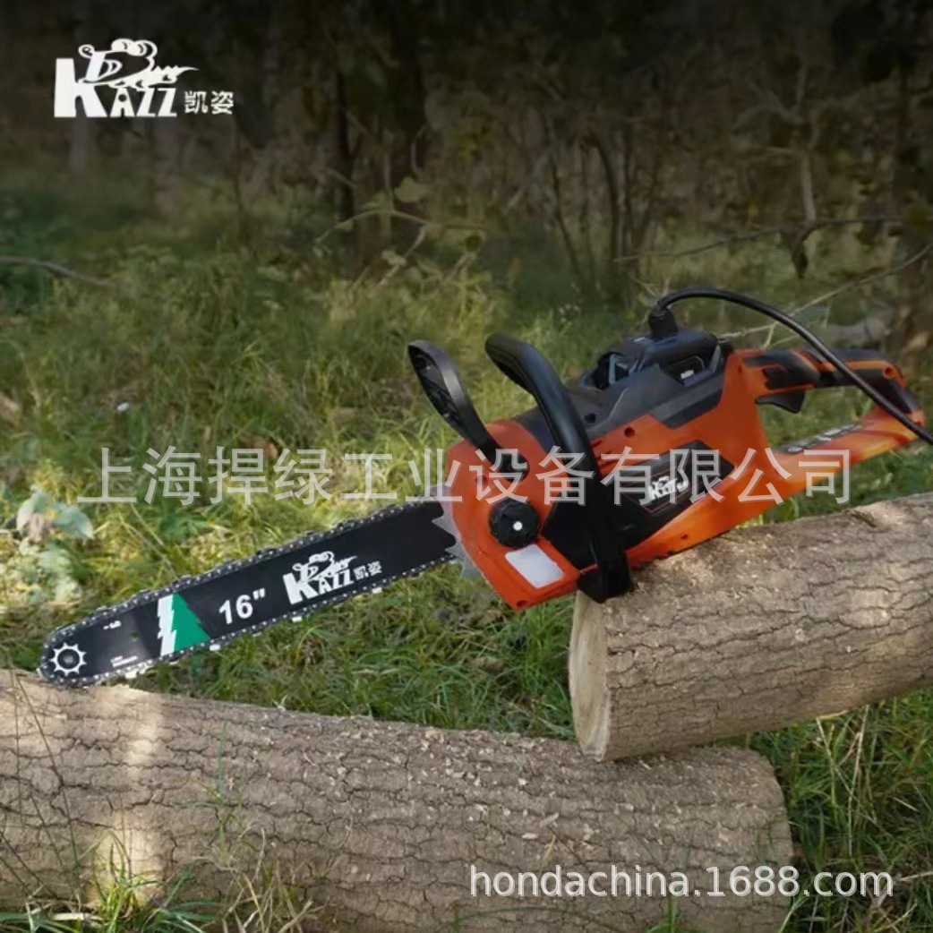 凯姿（KAZZ）KZ460LI电链锯手持无线16寸电锯户外砍树锯电动锯40V