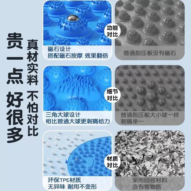 指圧板足底マッサージ足マット大人の指圧板通経絡超ジョギング足底マッサージツボパッドフィットネス器|undefined