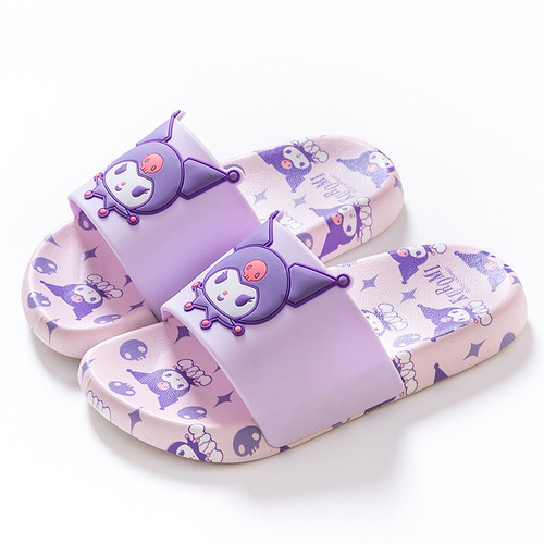 Sanrio parent-child slippers for boys and girls, soft-soled bathroom non-slip wear-resistant slippers for boys and girls to wear outside.