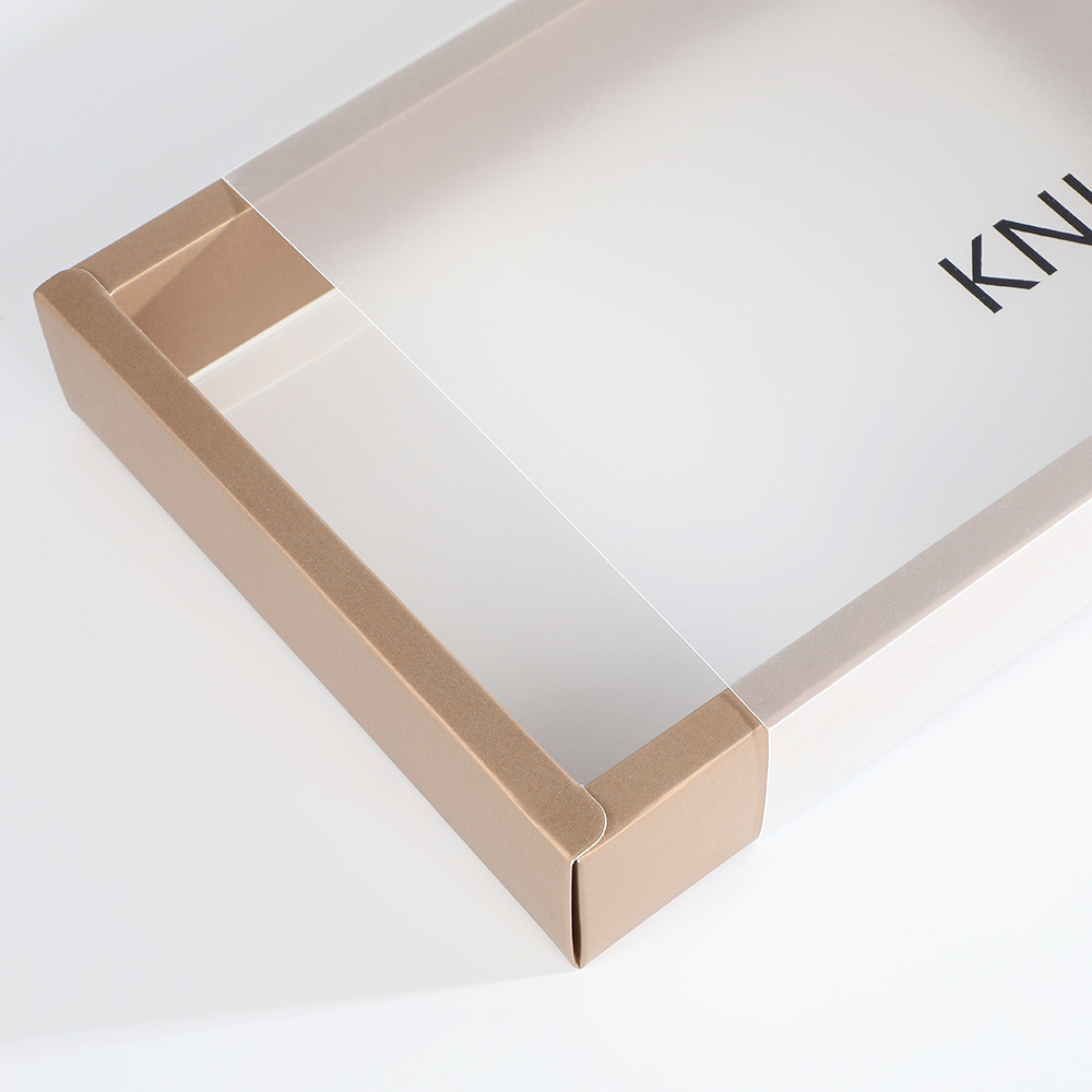 Nuevo cajas de pantalones íntimas de película blanca Caja de regalo hueca Caja de embalaje de pantalones íntimas puede agregar cajas de pantalones íntimas LOOG venta directa