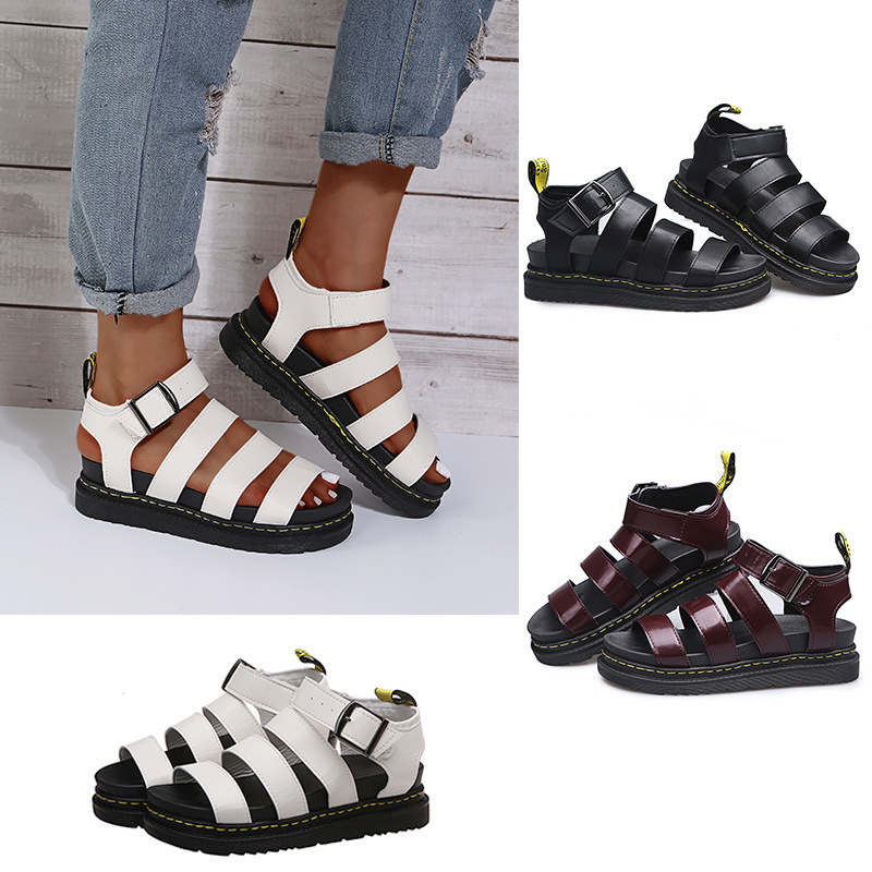 New Womens Flatform Summer Ankle Strap Sandals 厚底凉鞋女-阿里巴巴