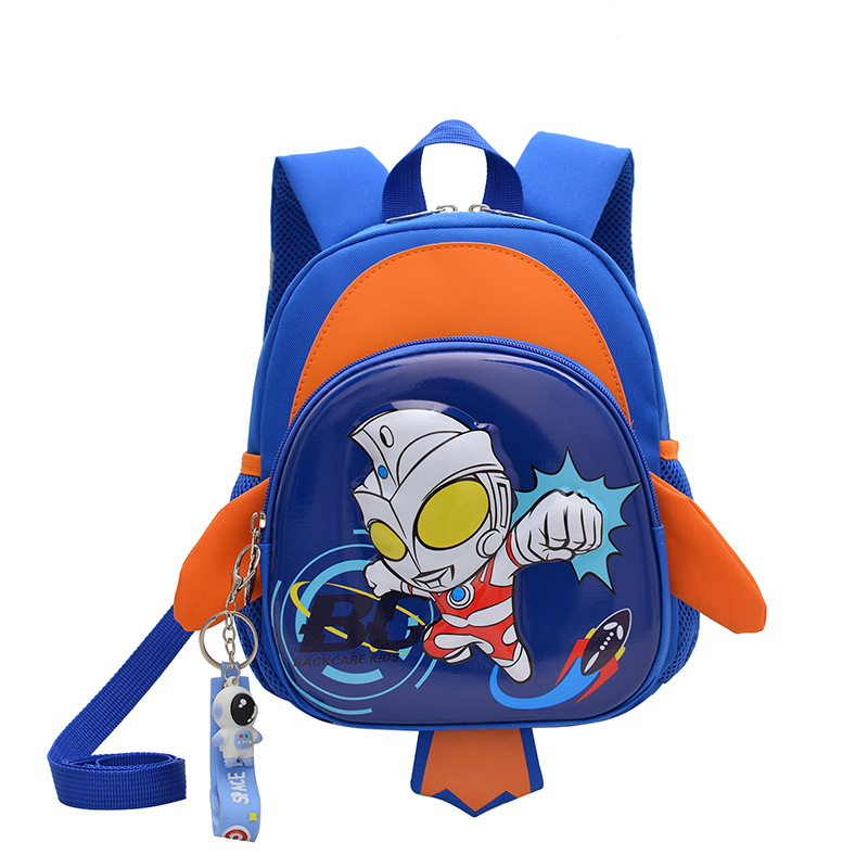 Nuevo jardín de infantes caricatura bebés Ultraman mochila de cáscara dura pequeña mochila de comercio exterior para niños cáscara de huevo mochila pequeña