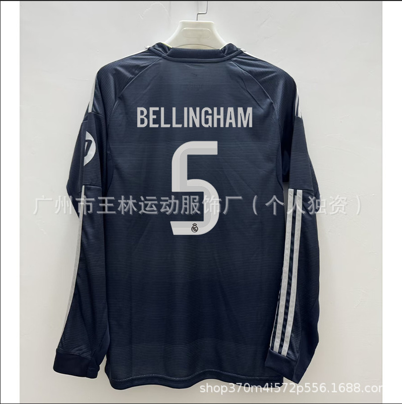 批发25-26巴萨主场长袖10号球衣皇马10号姆巴佩切尔西曼城足球服|undefined