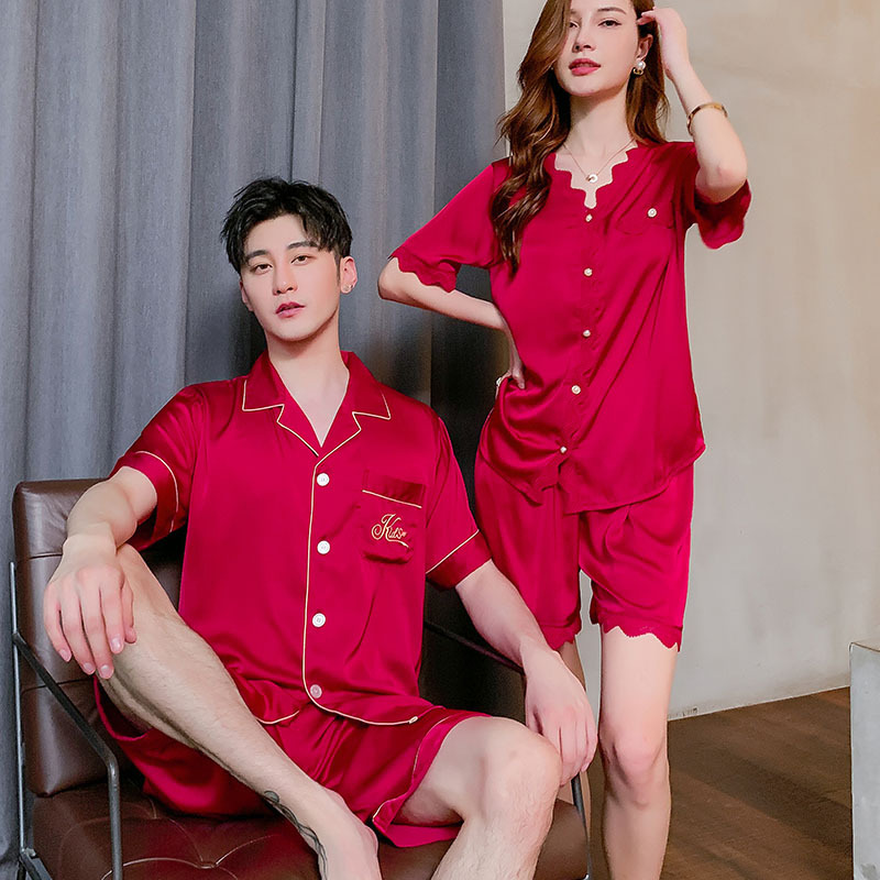 Summer silk thin pijama