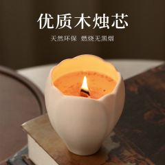 JISHE 卸売チューリップ香りキャンドルホーム屋内長期的な香りフレグランス寝室の雰囲気装飾品消臭