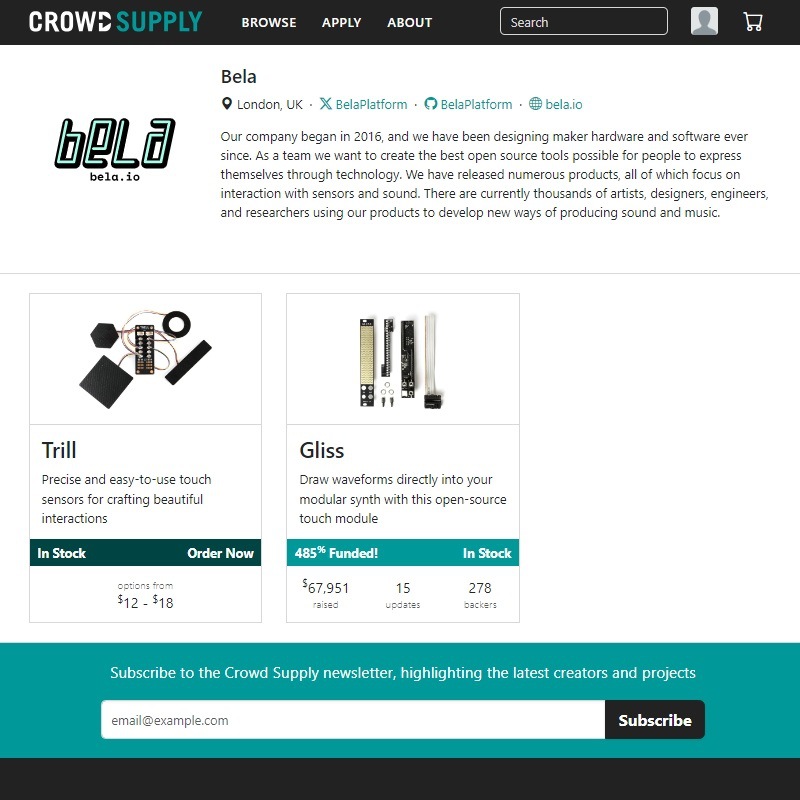 Bela demoboard development tools·Open source construction of embedded computing platform·Switched