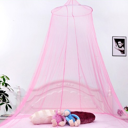 Steel wire dome ceiling baby mosquito net, children's student princess mosquito net for 1.5m-1.8m bed, installation-free