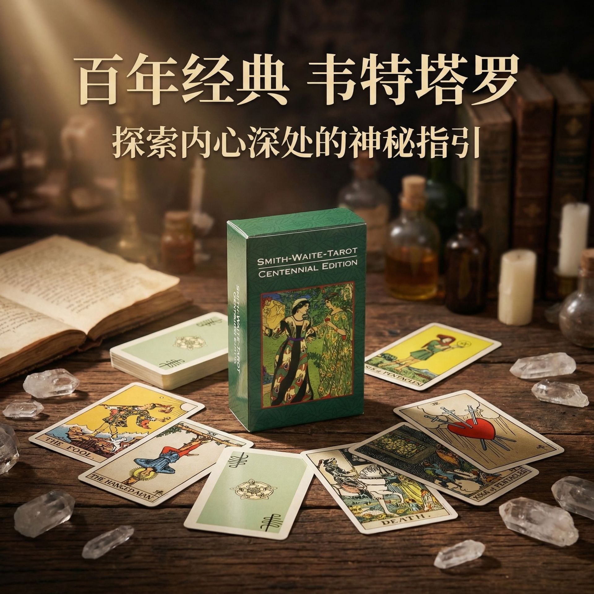 Smith's Centennial Waite Tarot Cards Classic Waite Full Set Of 78...