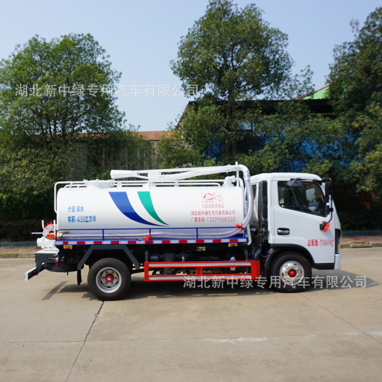 国六 新款东风多利卡8方吸粪车报价