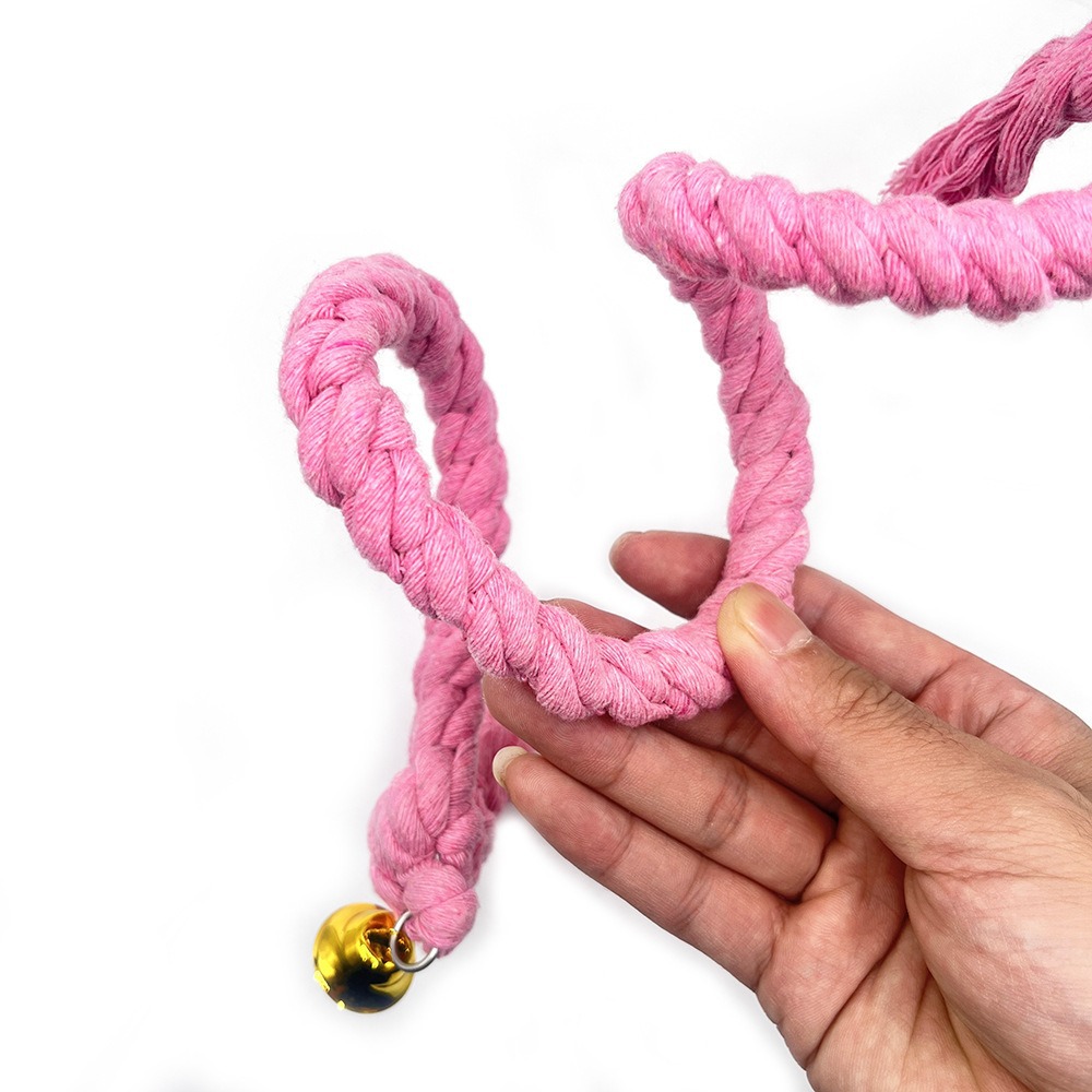 Cuerda de Algodón para Escalar Loros de Cuerda de Algodón Giratorio Grueso Molar