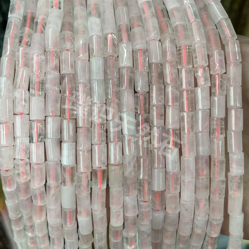 5*8天然石水晶玛瑙圆柱管珠散珠饰品手作diy配件半成品服装辅料|undefined