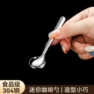 304 Stainless Steel Extra Small Mini Coffee Spoon Small Spoon Dessert Spoon Seasoning Spoon Stirring Salt Spoon Seasoning Spoon