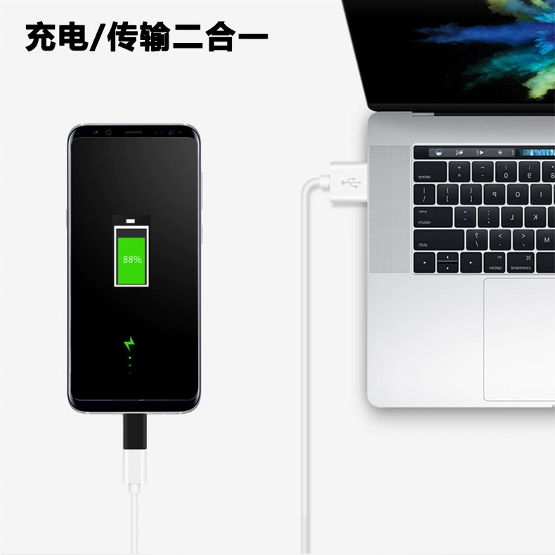 Адаптер для Apple на Type-C, Lightning→Type-C переходник, конвертер для iPhone, передача данных
