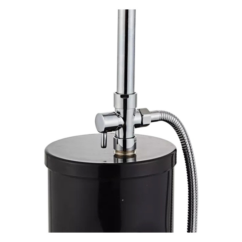 Precio de fábrica piscina solar auto-Columna de ducha de agua caliente ducha de temperatura constante ducha al aire libre cabeza de ducha conjunto bolsa