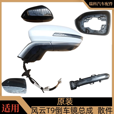 2025 Fengyun T9 Rearview Mirror Turn Signal Light, Rearview Mirror Housing, Left and Right Exterior Rearview Mirror Assembly Lens Fengyun T9