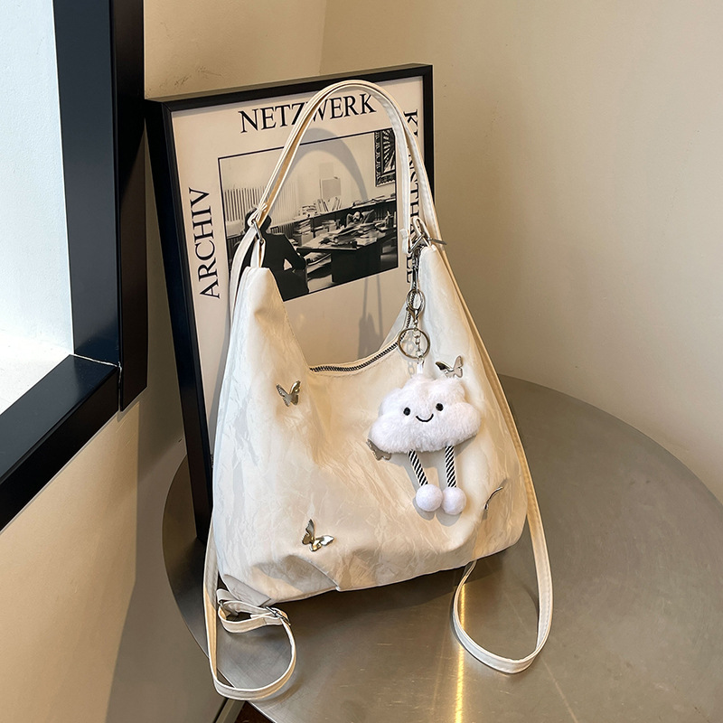 Tote Bag de mujer 2024 nueva mochila casual sensación de alto nivel multifuncional mochila de viaje ligera de hombro