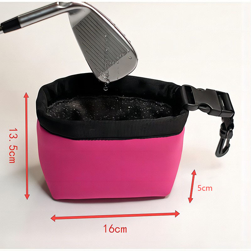 Bolso deportivo desmontable de golf explosivo transfronterizo bolsa de limpieza de bolas de golf bolsa de almacenamiento de agua de sensación avanzada pgm