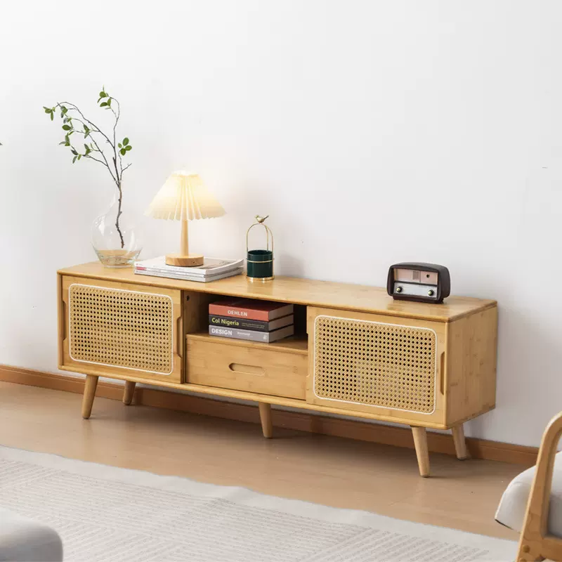 北欧实木电视柜茶几桌组合现代简约客厅家用简易小户型电视机柜子