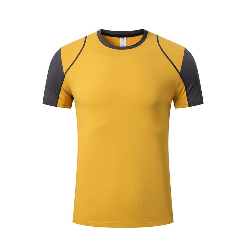 Verano al aire libre de los hombres y las mujeres deportes ropa de secado rápido camiseta running fitness grupo ropa cuello redondo superior manga corta impreso LOGOU