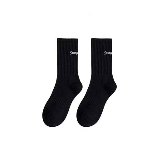 Four Seasons Autumn/Winter Style Long Socks Shark Pants All-match Socks Casual Sports Mid-length Socks Trendy Couple's Lettered Long Socks