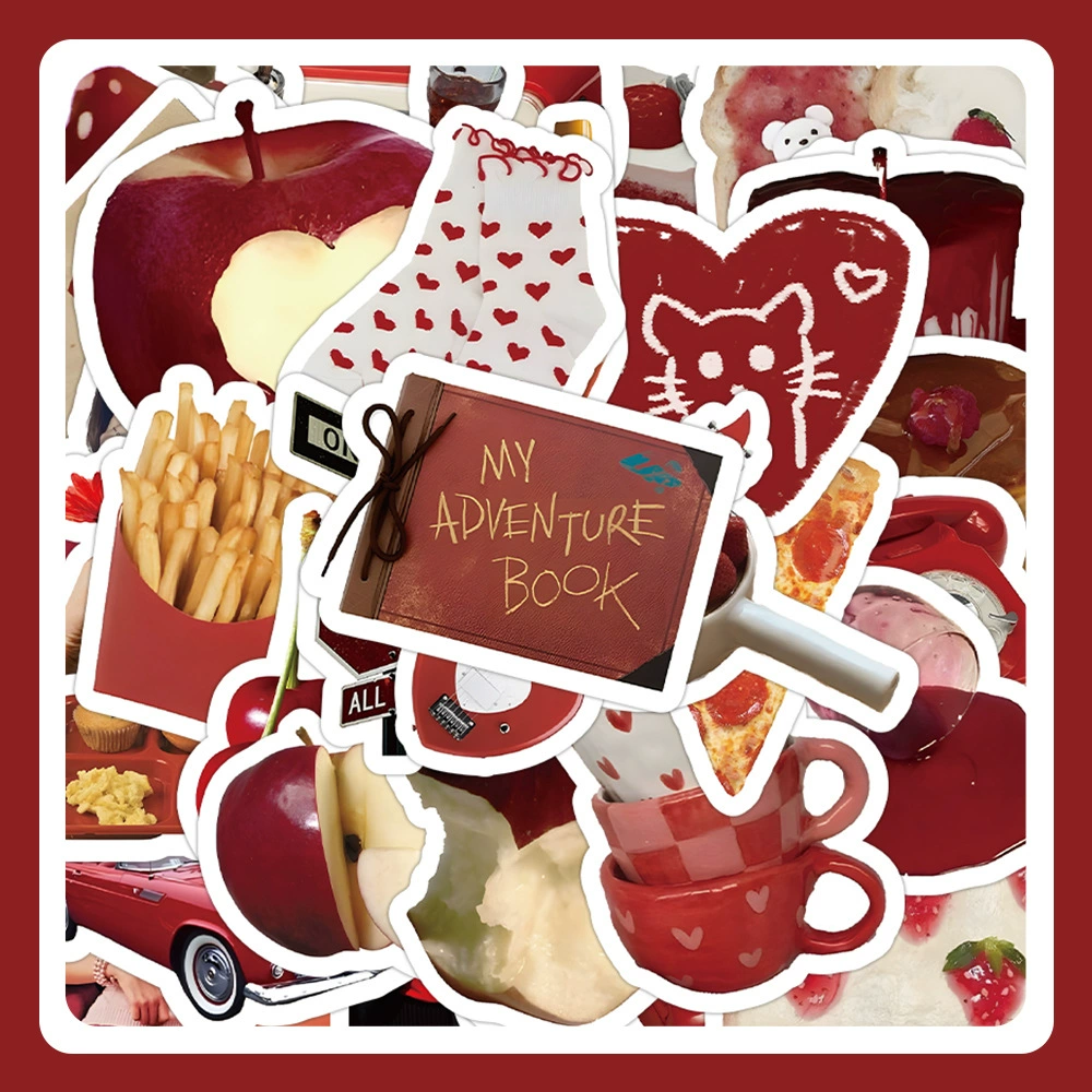 Sticker Pack, multi-design aesthetic stickers, 8×8 cm high-quality sheets, assorted counts 60–103 pcs