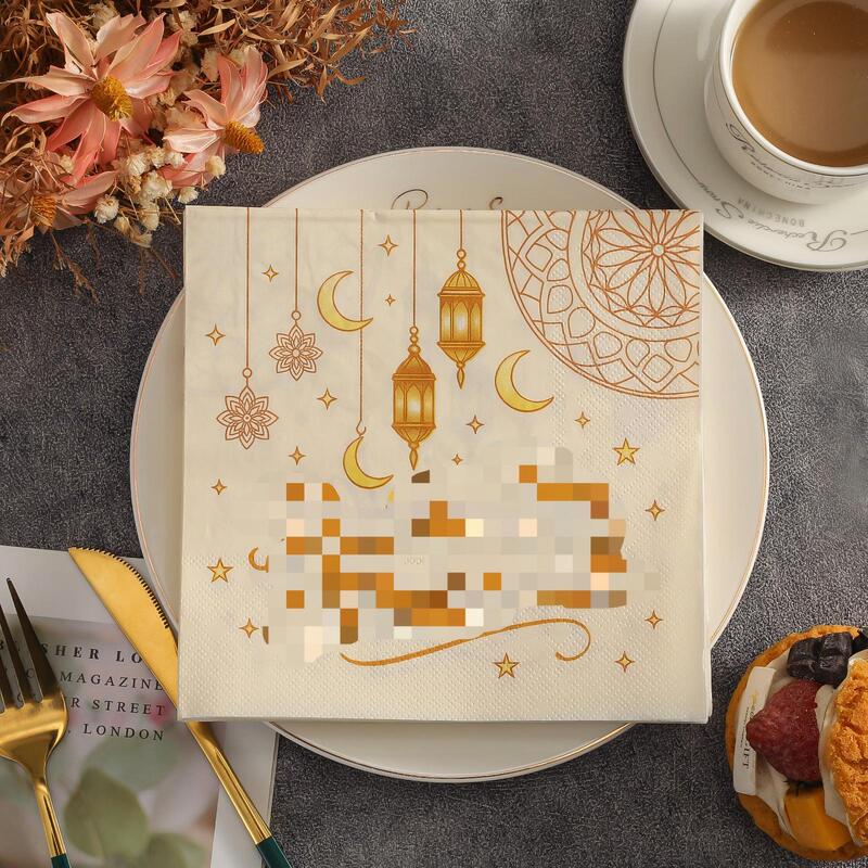 Cross-Border Amazon Best-Selling Gold-Stamped Holiday Party Disposable Paper Napkins, Party Napkins, Napkin Set Customization Cross-Border Amazon Best-Selling Gold-Stamped Holiday Party Disposable Paper Napkins, Party Napkins, Napkin Set Customization