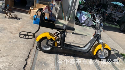 Factory Big Harley Battery Car Big Wheel Wide Tire Electric Motorcycle Skateboard Scooter with Golf Rack