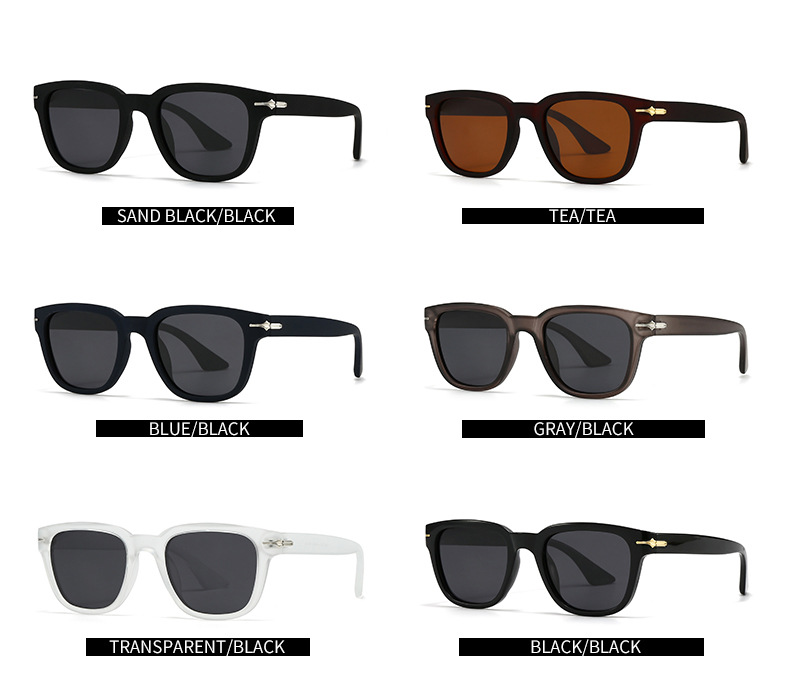 Square Polarised Sunglasses For Men And Women Large Frame Style_voghion.com