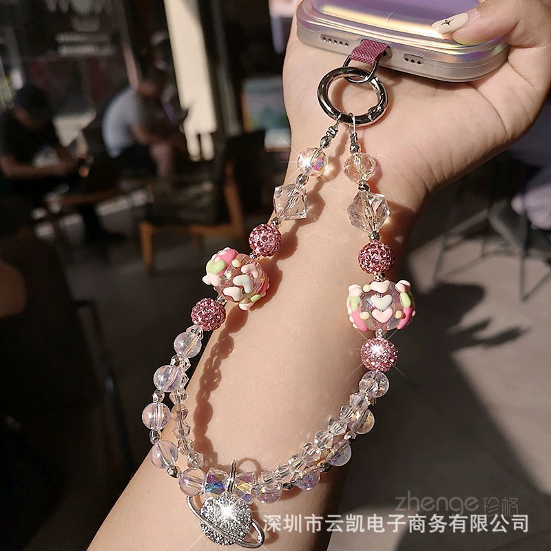 Мобильный телефон, брендовая маленькая короткая цепь, стиль Chanel