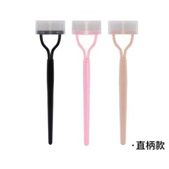 ABS黑藕粉色钢针化妆刷眉梳折叠梳开苍蝇腿假睫毛不锈钢