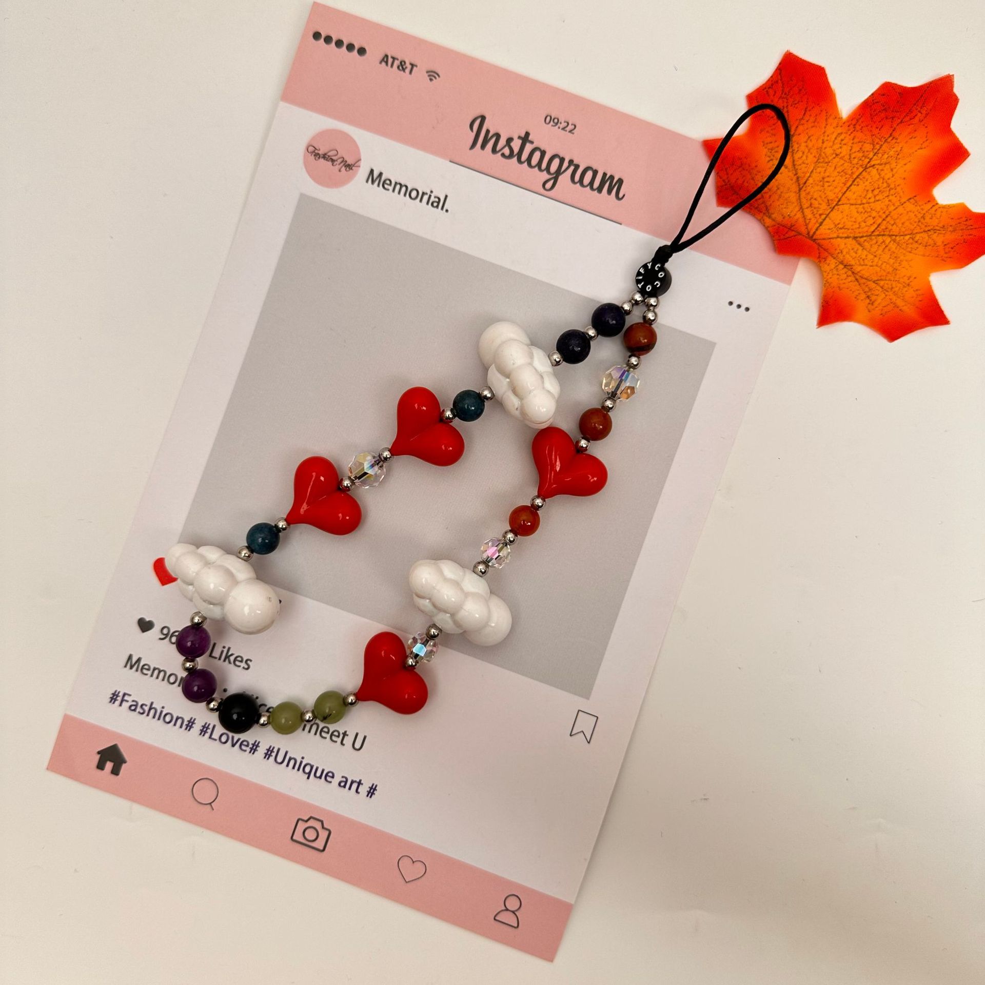 Moda simple amor mariposa serie de cadena de teléfono móvil cadena de teléfono móvil bolso bolso llaver colgante corto diseño de nicho