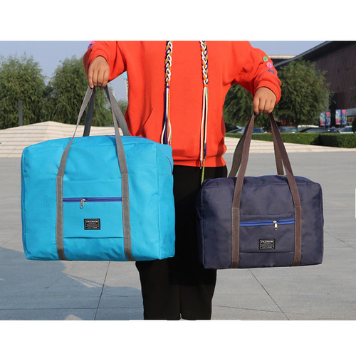 Portable suitcase with large capacity, foldable travel bag, delivery bag storage bag, handbag, short-distance suitcase