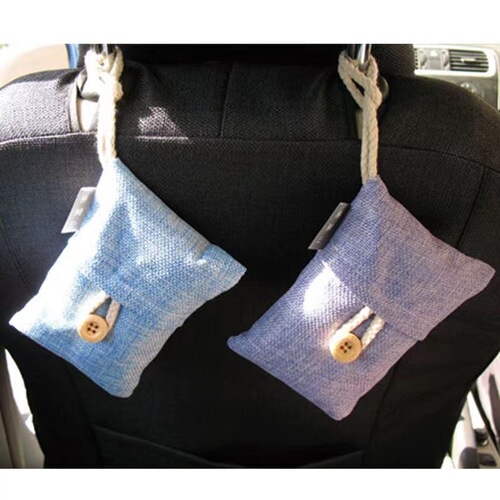 100g Korean charcoal bag for car new car formaldehyde odor removal bamboo charcoal bag cartoon home air purification