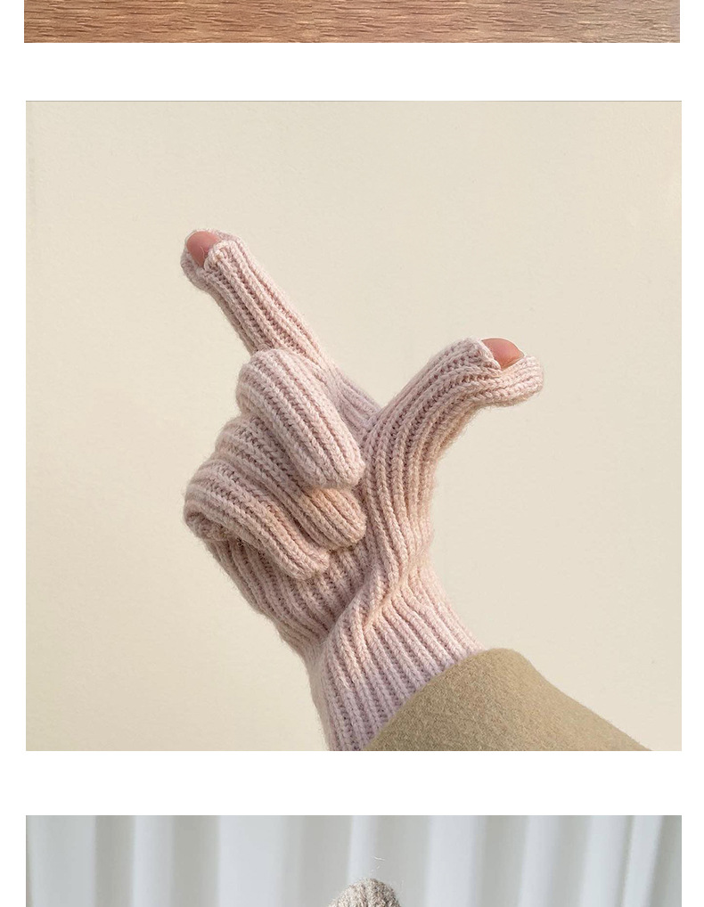 80g Weight Gloves Classification Unisex Elegant Business Basic Solid Color Gloves